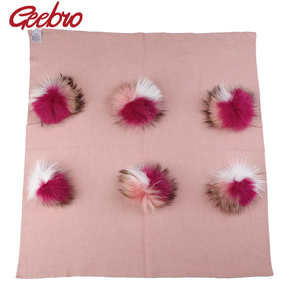 Geebro Baby New Cute Wool Swaddling Soft Warm Blanket Newborn Fashion Bedding Swaddles Wrap With Triple Color Real Fur Pompom
Geebro Baby New Cute Wool Swaddling Soft Warm Blanket Newborn Fashion Bedding Swaddles Wrap With Triple Color Real Fur Pompom