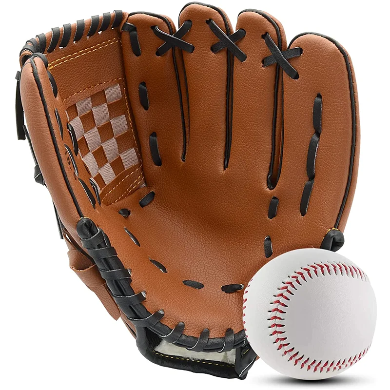 Outdoor Baseball Glove Size 9.5/10.5/11.5/12.5 Softball Sport Practice Equipment Left Hand for Man Woman Adult Child Training
Outdoor Baseball Glove Size 9.5/10.5/11.5/12.5 Softball Sport Practice Equipment Left Hand for Man Woman Adult Child Training