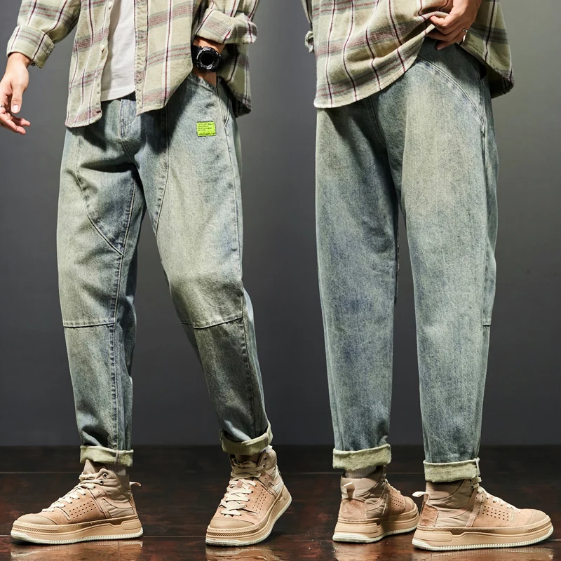 KSTUN Jeans Men Loose Fit Retro Blue Dark Blue 2021 Autumn and Winter Wide Leg Pants Denim Trousers Men's Clothing Baggy Pants
KSTUN Jeans Men Loose Fit Retro Blue Dark Blue 2021 Autumn and Winter Wide Leg Pants Denim Trousers Men's Clothing Baggy Pants