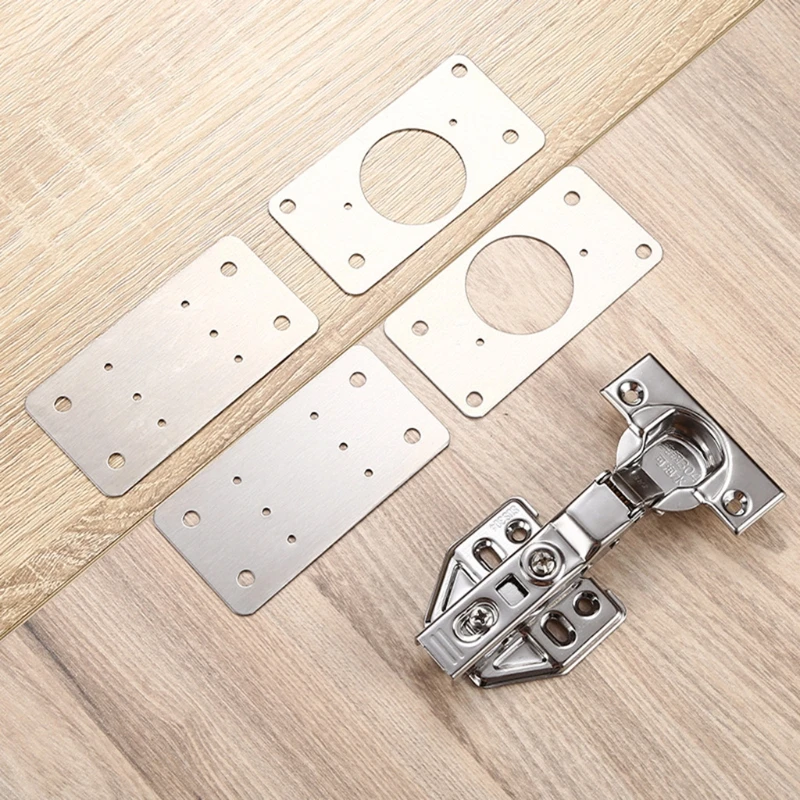 2 Pieces Of Durable Hinge Repair Plate Brushed Stainless Steel Fixing Plate Bracket Kit For Furniture Kitchen Closet Door
2 Pieces Of Durable Hinge Repair Plate Brushed Stainless Steel Fixing Plate Bracket Kit For Furniture Kitchen Closet Door