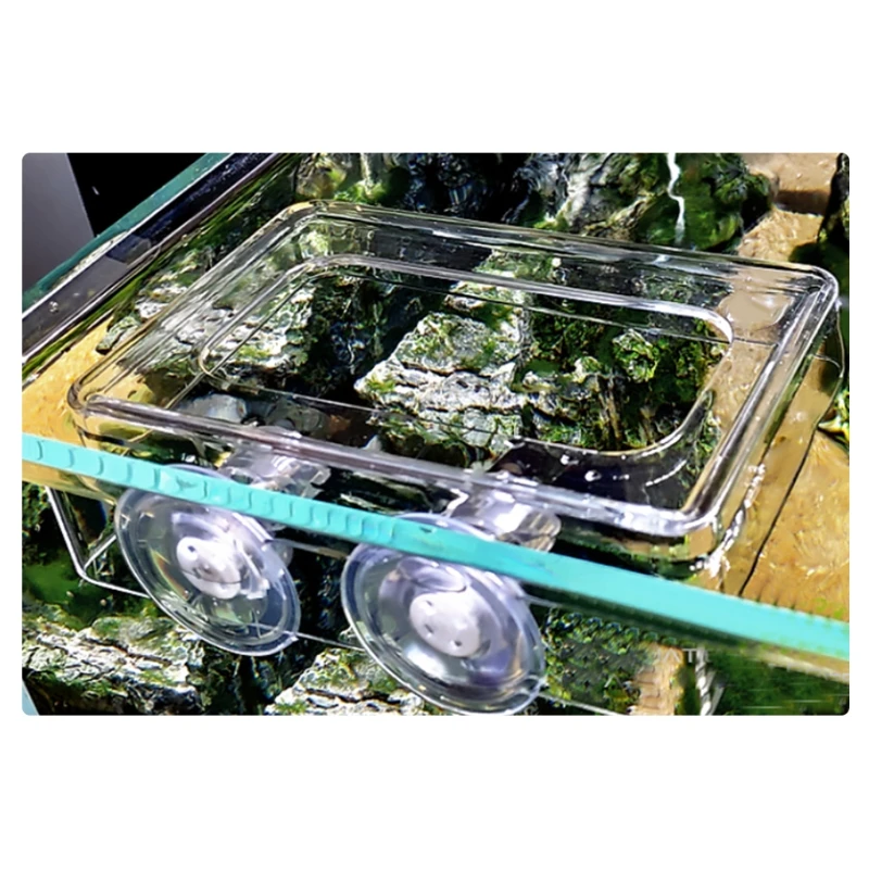 Transparent Acrylic Fish Tank Station Floating Food Feeding Ring Aquarium Clear Fish Feeder with Suction Cup
Transparent Acrylic Fish Tank Station Floating Food Feeding Ring Aquarium Clear Fish Feeder with Suction Cup