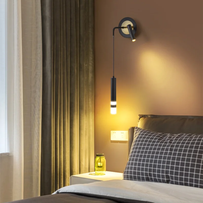 Modern LED Wall Lamp Living Room Bedroom Wall Lights Home Decoration Minimalist Spotlight Reading Lights Hotel Bedside Lighting
Modern LED Wall Lamp Living Room Bedroom Wall Lights Home Decoration Minimalist Spotlight Reading Lights Hotel Bedside Lighting