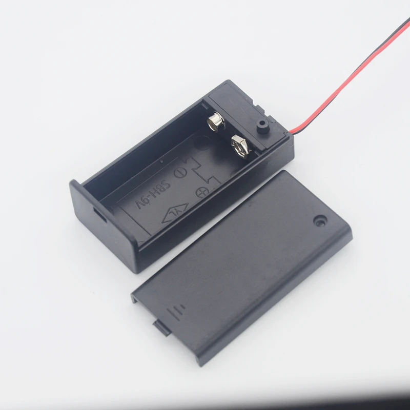 MasterFire 500 шт./лот Высокое качество 1X9 в 6F22 коробка для хранения батарей пластиковый ящик держатель с проводом вкл./выкл. Крышка переключателя
MasterFire 500 шт./лот Высокое качество 1X9 в 6F22 коробка для хранения батарей пластиковый ящик держатель с проводом вкл./выкл. Крышка переключателя
