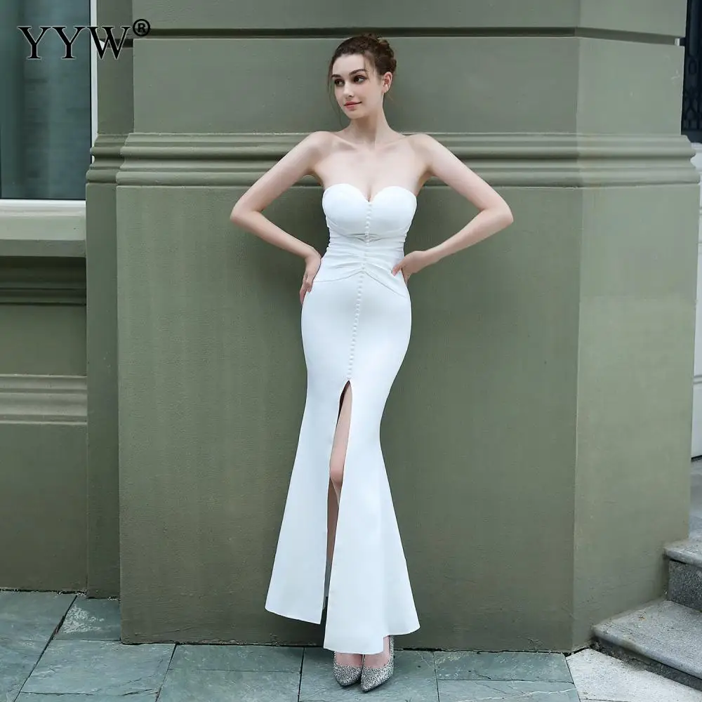 2020 New Sexy Off Shoulder Long Evening Dress White Black High Slit Elegant Female Fashion Long Party Dresses Femme Vestidos
2020 New Sexy Off Shoulder Long Evening Dress White Black High Slit Elegant Female Fashion Long Party Dresses Femme Vestidos
