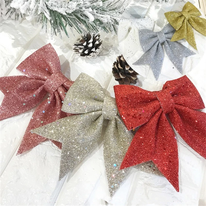 1/2pcs Christmas Tree Big Gold Sparkling Glitter Bowknot Hanging Decorative Large Bows New Year Party Wedding Decor
1/2pcs Christmas Tree Big Gold Sparkling Glitter Bowknot Hanging Decorative Large Bows New Year Party Wedding Decor