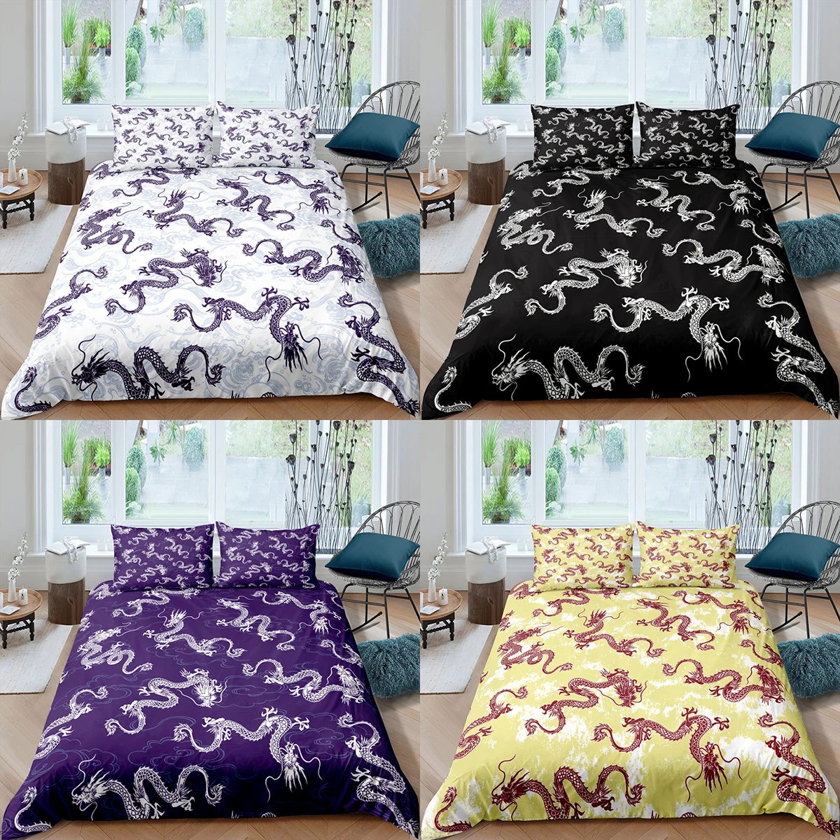 Home Textiles Luxury 3D Dragon Duvet Cover Set and Pillowcase Kids Bedding Set AU/EU/UK/US Queen and King Size Bedding
Home Textiles Luxury 3D Dragon Duvet Cover Set and Pillowcase Kids Bedding Set AU/EU/UK/US Queen and King Size Bedding
