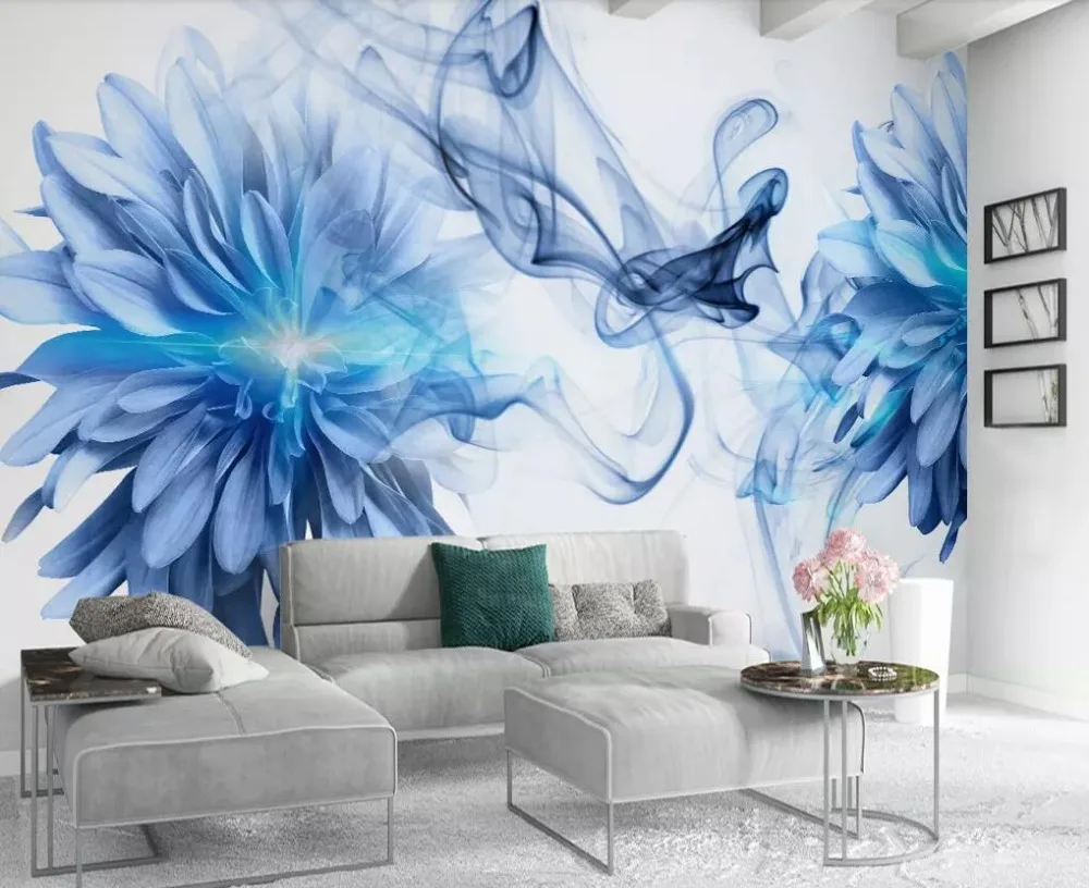 XUE SU Wall covering custom wallpaper modern minimalist abstract smoke blue flower bedroom background wall 3D mural
XUE SU Wall covering custom wallpaper modern minimalist abstract smoke blue flower bedroom background wall 3D mural