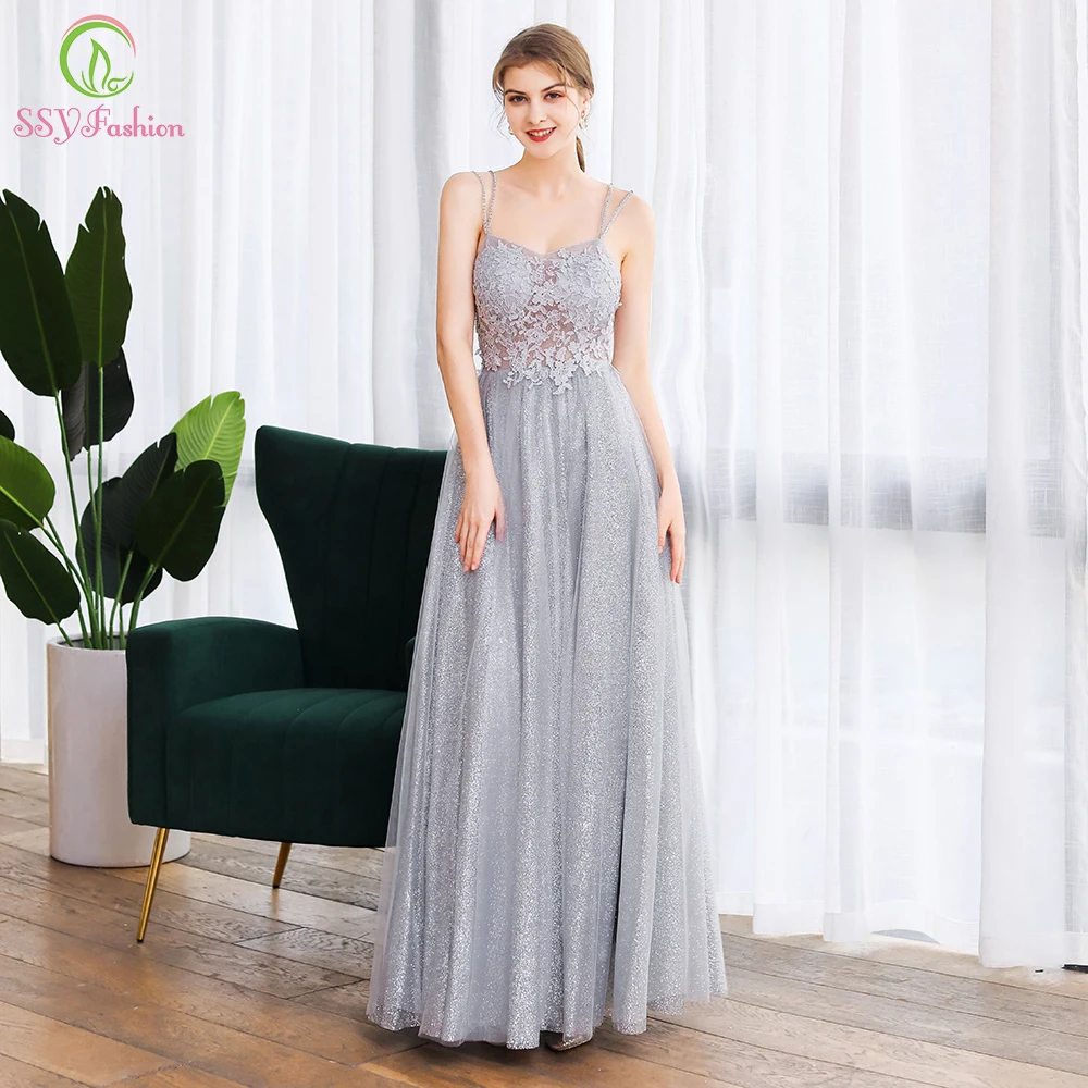 SSYFashion Новый светильник, серое длинное вечернее платье, сексуальное, с v-образным вырезом, с открытой спиной, с аппликацией, с блестками, а-силуэт, для выпускного вечера, вечернее платье, Vestido De Festa
SSYFashion Новый светильник, серое длинное вечернее платье, сексуальное, с v-образным вырезом, с открытой спиной, с аппликацией, с блестками, а-силуэт, для выпускного вечера, вечернее платье, Vestido De Festa