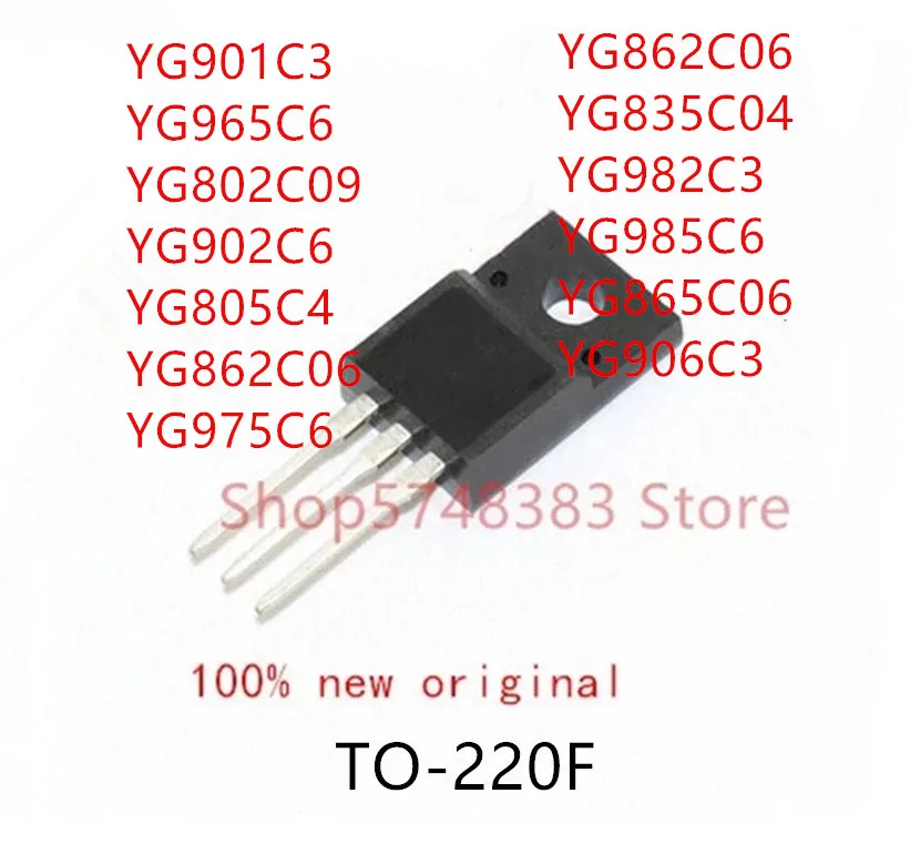 10 шт YG901C3 YG965C6 YG802C09 YG902C6 YG805C4 YG862C06 YG975C6 YG835C04 YC982C3 YG985C6 YG865C06 YG906C3 TO-220F
10 шт YG901C3 YG965C6 YG802C09 YG902C6 YG805C4 YG862C06 YG975C6 YG835C04 YC982C3 YG985C6 YG865C06 YG906C3 TO-220F