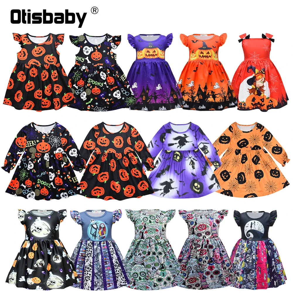 New Year Halloween Toddler Girls Pumpkin Dress Baby Party Witch Costume Carnival Skull Dress Up Cute Girls Casual Clothing
New Year Halloween Toddler Girls Pumpkin Dress Baby Party Witch Costume Carnival Skull Dress Up Cute Girls Casual Clothing