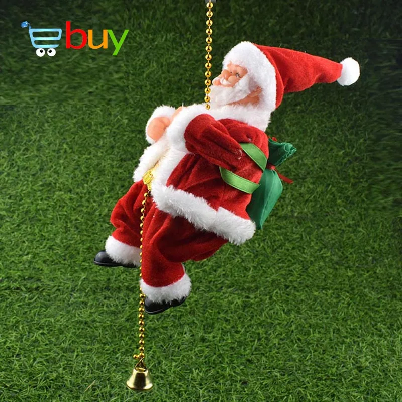 Electric Climbing Beads Rope Santa Claus with Music Festival Party Xmas Decoration Christmas Toys for Kids Business Holiday Gift
Electric Climbing Beads Rope Santa Claus with Music Festival Party Xmas Decoration Christmas Toys for Kids Business Holiday Gift