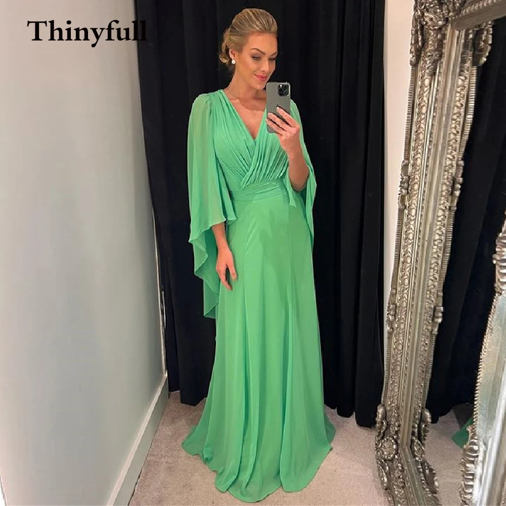 Eightree Green Long Sleeveless Saudi Arabic Evening Dresses A Line V Neck Simple Chiffon Formal Night Prom Party Dress Vestidos
Eightree Green Long Sleeveless Saudi Arabic Evening Dresses A Line V Neck Simple Chiffon Formal Night Prom Party Dress Vestidos