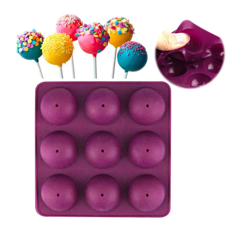 1pc12 Hole Silicone Cake Pop Mold Ball Shaped Die Mold Silicone Lollipop Chocolate Cake Baking Ice Tray Stick Tool Pastry Tools
1pc12 Hole Silicone Cake Pop Mold Ball Shaped Die Mold Silicone Lollipop Chocolate Cake Baking Ice Tray Stick Tool Pastry Tools