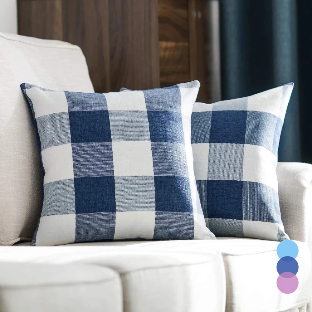 Cushion Cover Buffalo Pillow Cover Plaid Check Decorative Pillows For Living Room Housse De Coussin Farmhouse Decor Navy Blue
Cushion Cover Buffalo Pillow Cover Plaid Check Decorative Pillows For Living Room Housse De Coussin Farmhouse Decor Navy Blue