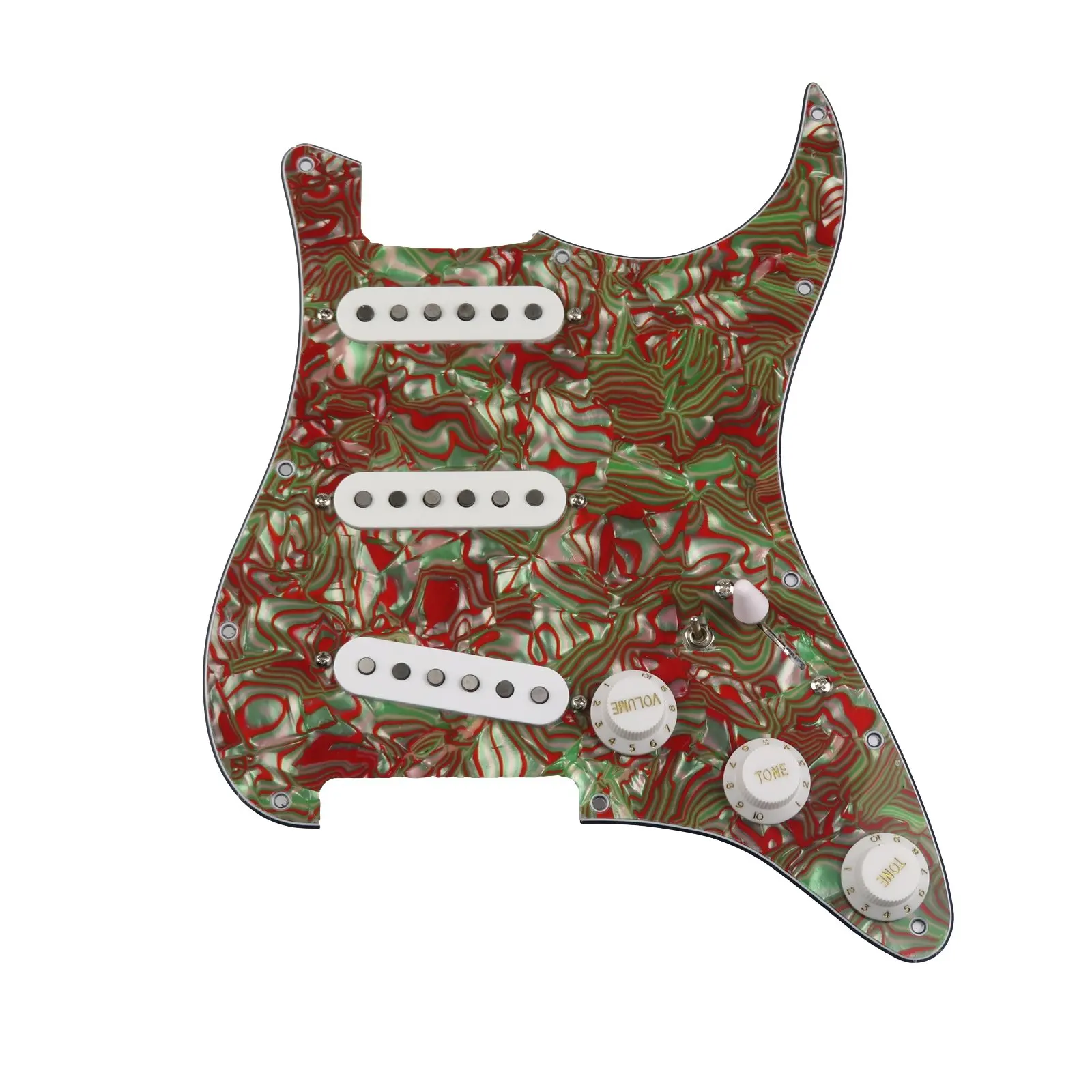 7-Way loaded pickguard Guitar Pickups SSS 60s Style single coils Alnico 5 wiring For Guitar
7-Way loaded pickguard Guitar Pickups SSS 60s Style single coils Alnico 5 wiring For Guitar