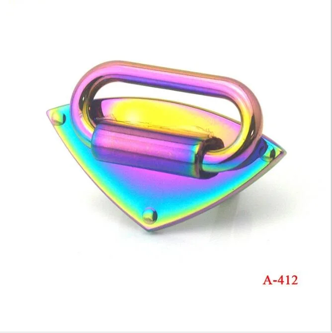 (10 pieces / lot) Professional production of custom luggage hardware with high-grade metal DIY colorful triangle buckle
(10 pieces / lot) Professional production of custom luggage hardware with high-grade metal DIY colorful triangle buckle
