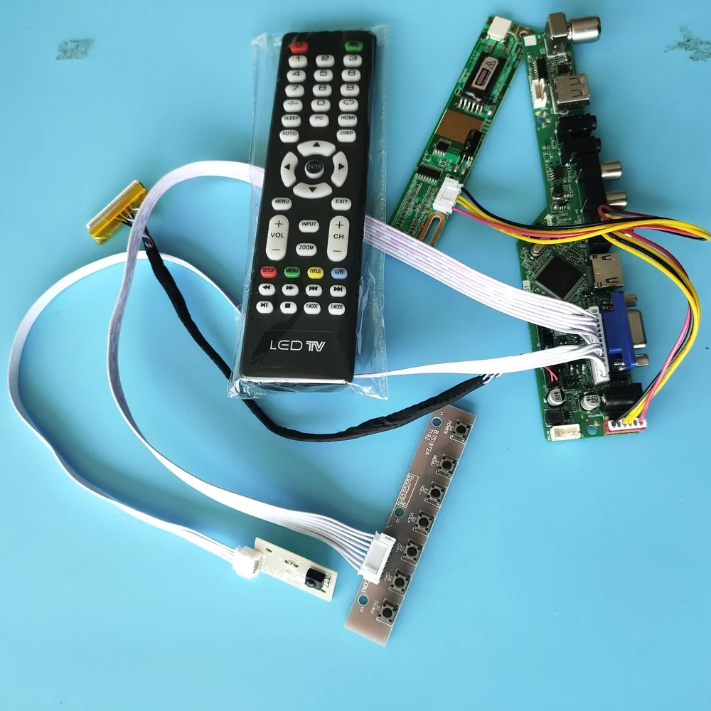 TV controller board AV VGA for HV150UX1-100 HV150UX1-101 HV150UX1-102 1600X1200 15" LCD panel screen HDMI-compatible USB audio
TV controller board AV VGA for HV150UX1-100 HV150UX1-101 HV150UX1-102 1600X1200 15" LCD panel screen HDMI-compatible USB audio
