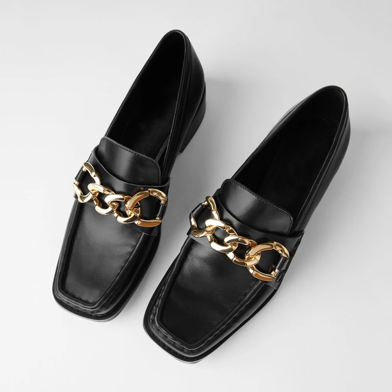 2024 Autumn Brand Shoes Women Thick Heel Single Shoes British Black Genuine Leather Sqaure Toe Shoes Woman Pumps Ladies Shoe
2024 Autumn Brand Shoes Women Thick Heel Single Shoes British Black Genuine Leather Sqaure Toe Shoes Woman Pumps Ladies Shoe