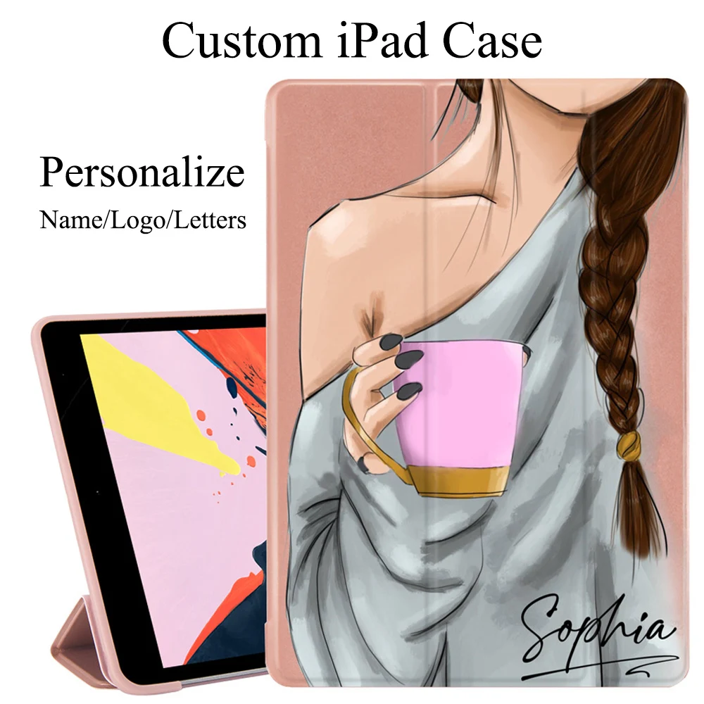 Custom Name Logo Silicone Cover for iPad Air 4 Case 10.2 8th Generation 2020 7th 6th Pro 11 Tablet Holder 9.7 Mini 5 2 3 Funda
Custom Name Logo Silicone Cover for iPad Air 4 Case 10.2 8th Generation 2020 7th 6th Pro 11 Tablet Holder 9.7 Mini 5 2 3 Funda
