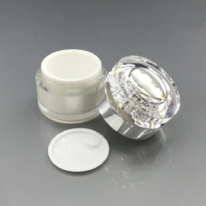 30G pearl white acrylic jar bottle diamond shape lid serum/eye essence/moisturizer gel day night cream skin care cosmetic pack
30G pearl white acrylic jar bottle diamond shape lid serum/eye essence/moisturizer gel day night cream skin care cosmetic pack