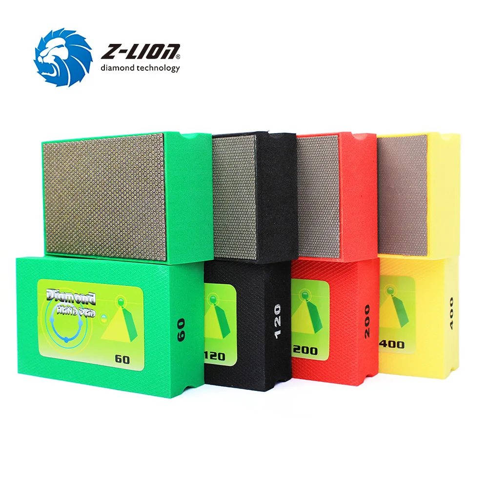 Z-LION 4pcs Diamond Hand Polishing Pad, Resin Sanding Pad, Foam, Holder for Glass Stone, Marble etc
Z-LION 4pcs Diamond Hand Polishing Pad, Resin Sanding Pad, Foam, Holder for Glass Stone, Marble etc
