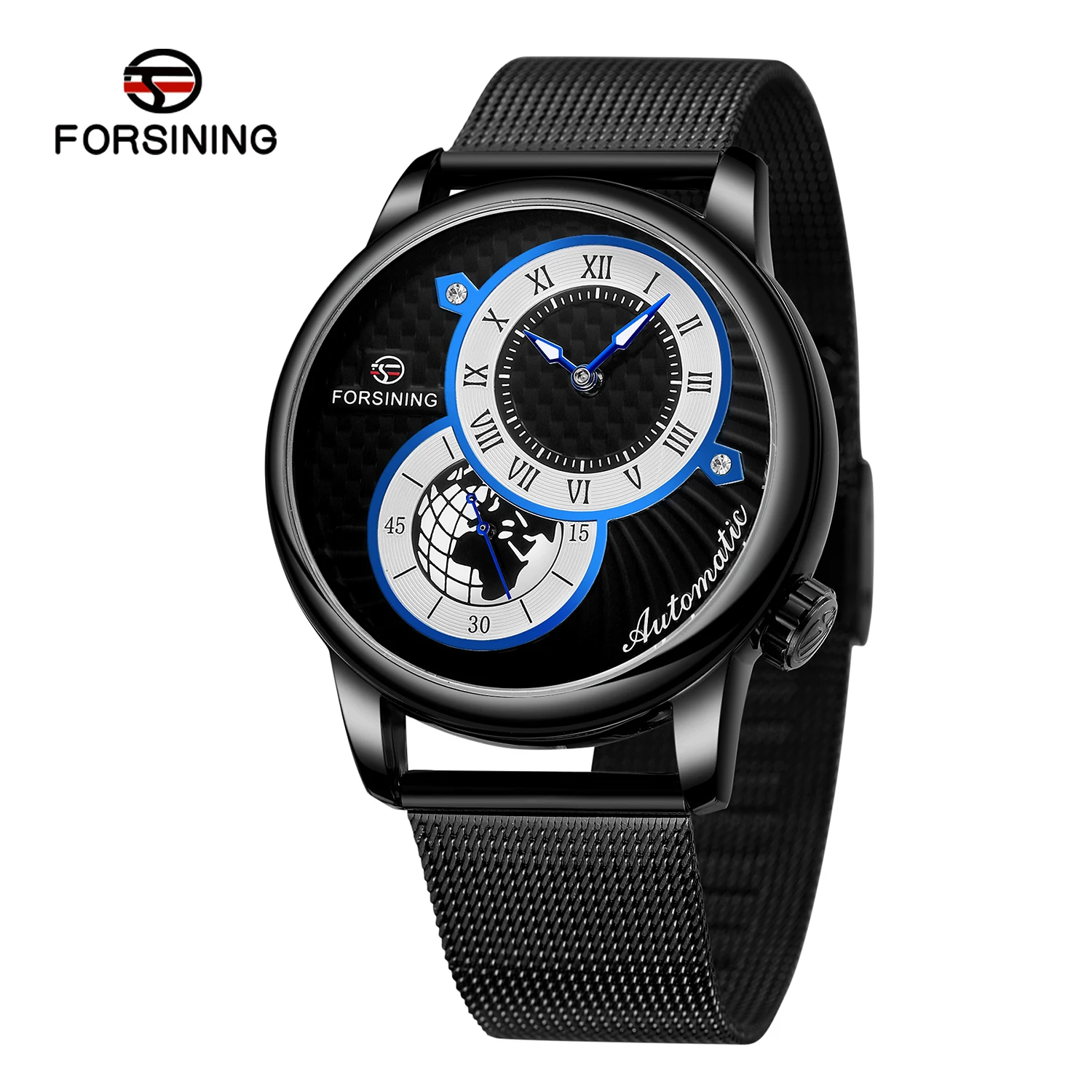 Forsining Men Watch Luxury Automatic Mechanical Clock Waterproof Sports Mesh Band Man Watches DropShipping Relogio Masculino
Forsining Men Watch Luxury Automatic Mechanical Clock Waterproof Sports Mesh Band Man Watches DropShipping Relogio Masculino