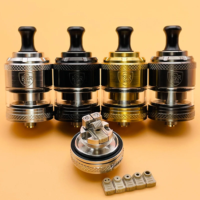DSXvape Berserker V2 MTL RTA Atomizer 3ml 24mm Top Fill Single Coil Airflow Intake Adjustable Rebuildable Tank Vape Vaporizer
DSXvape Berserker V2 MTL RTA Atomizer 3ml 24mm Top Fill Single Coil Airflow Intake Adjustable Rebuildable Tank Vape Vaporizer