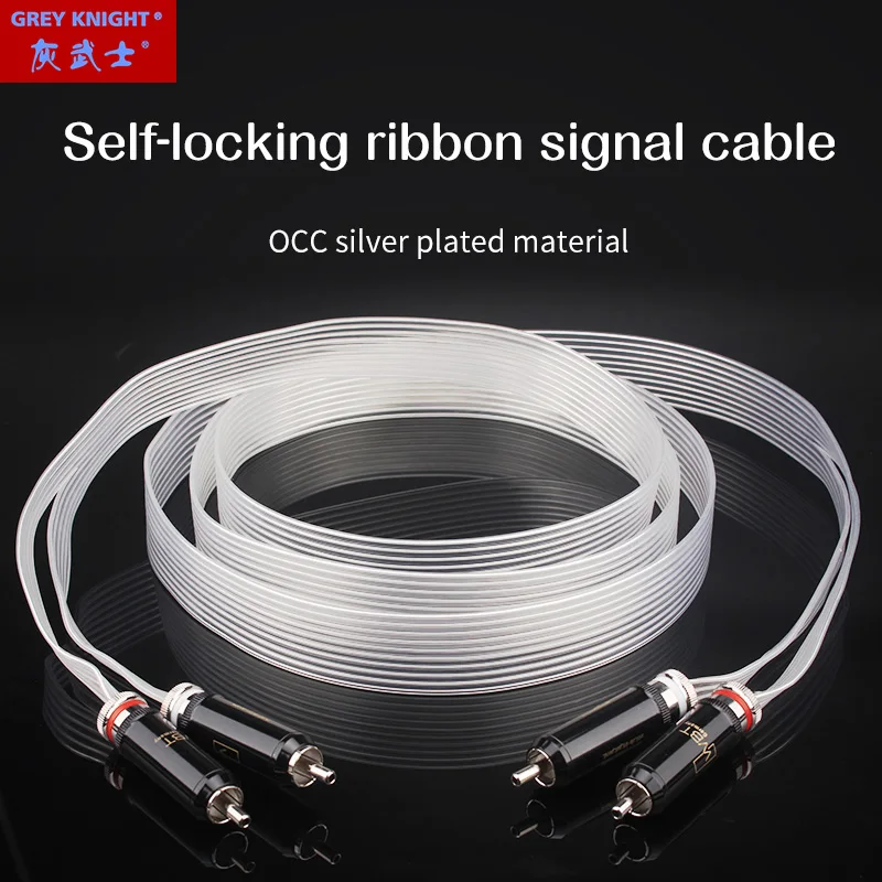 GK-M69Ag Fever grade HiFi music ribbon OCC silver plated signal line rhodium plated RCA plug power amplifier cable
GK-M69Ag Fever grade HiFi music ribbon OCC silver plated signal line rhodium plated RCA plug power amplifier cable