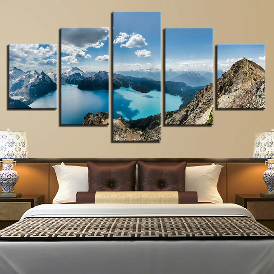 No Framed Mountain Lake Landscape 5 Pcs Canvas Picture Print Wall Art Canvas Painting Wall Decor for Living Room
No Framed Mountain Lake Landscape 5 Pcs Canvas Picture Print Wall Art Canvas Painting Wall Decor for Living Room