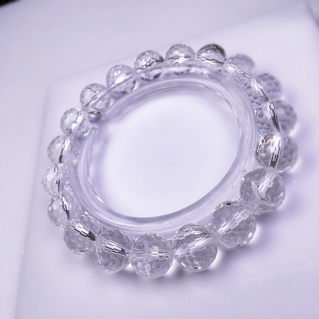 Rainbow White Crystal Charm Bracelet 10mm Bead Bracelet Pulseras Armband Handmade All-Match aAccessory Year-Round Souvenir
Rainbow White Crystal Charm Bracelet 10mm Bead Bracelet Pulseras Armband Handmade All-Match aAccessory Year-Round Souvenir
