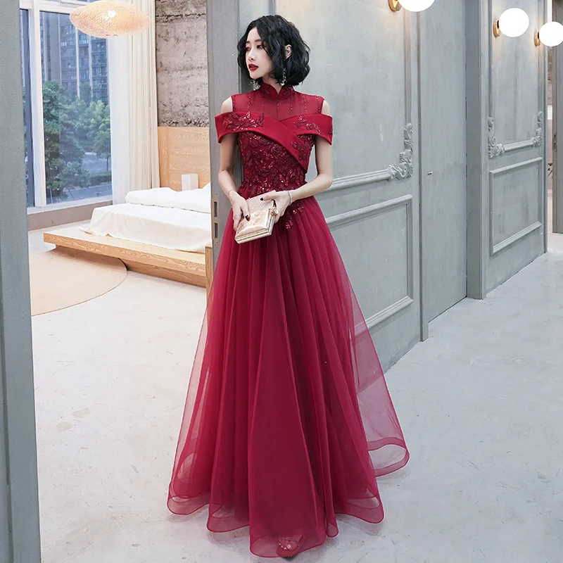 Evening Dresses High Neck Short Sleeves A-line Floor-length Elegant Appliques Plus size Customized Women Formal Party Dress A224
Evening Dresses High Neck Short Sleeves A-line Floor-length Elegant Appliques Plus size Customized Women Formal Party Dress A224