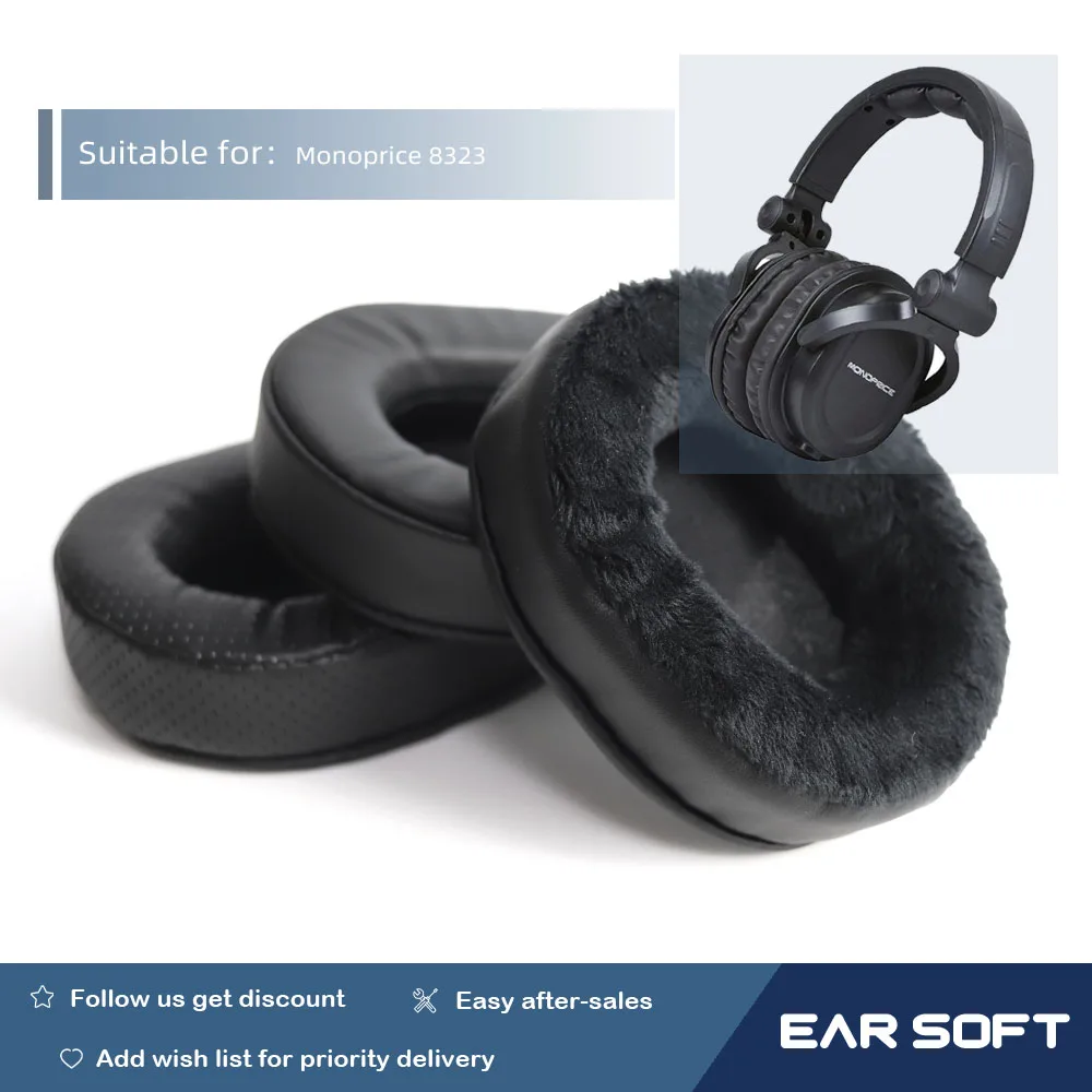 Earsoft Replacement Ear Pads Cushions for Monoprice 8323 Headphones Earphones Earmuff Case Sleeve Accessories
Earsoft Replacement Ear Pads Cushions for Monoprice 8323 Headphones Earphones Earmuff Case Sleeve Accessories