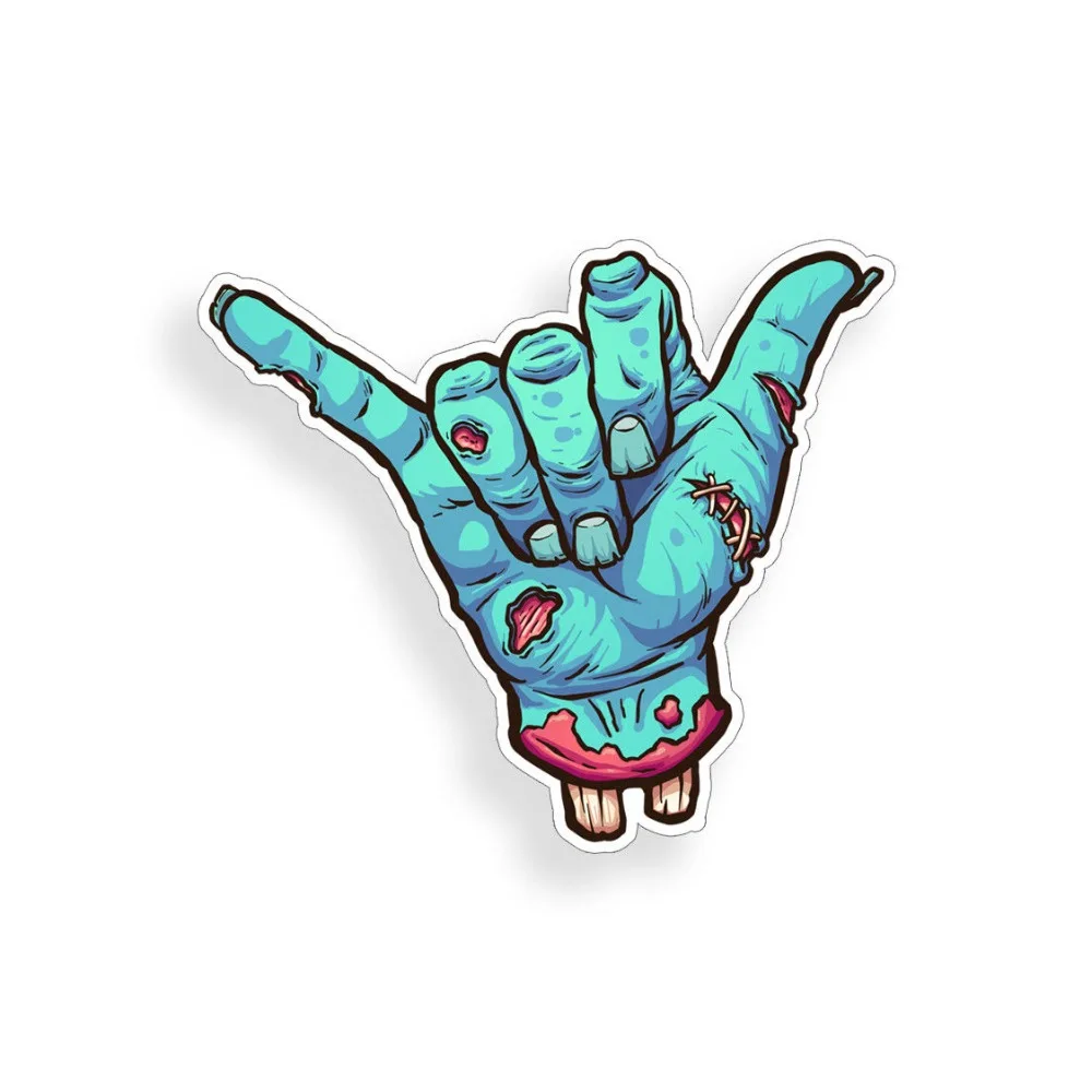 Zombie Hang Loose Sticker Shaka Car Window Bumper Cup JDM Skull Hand Vinyl Decal
Zombie Hang Loose Sticker Shaka Car Window Bumper Cup JDM Skull Hand Vinyl Decal