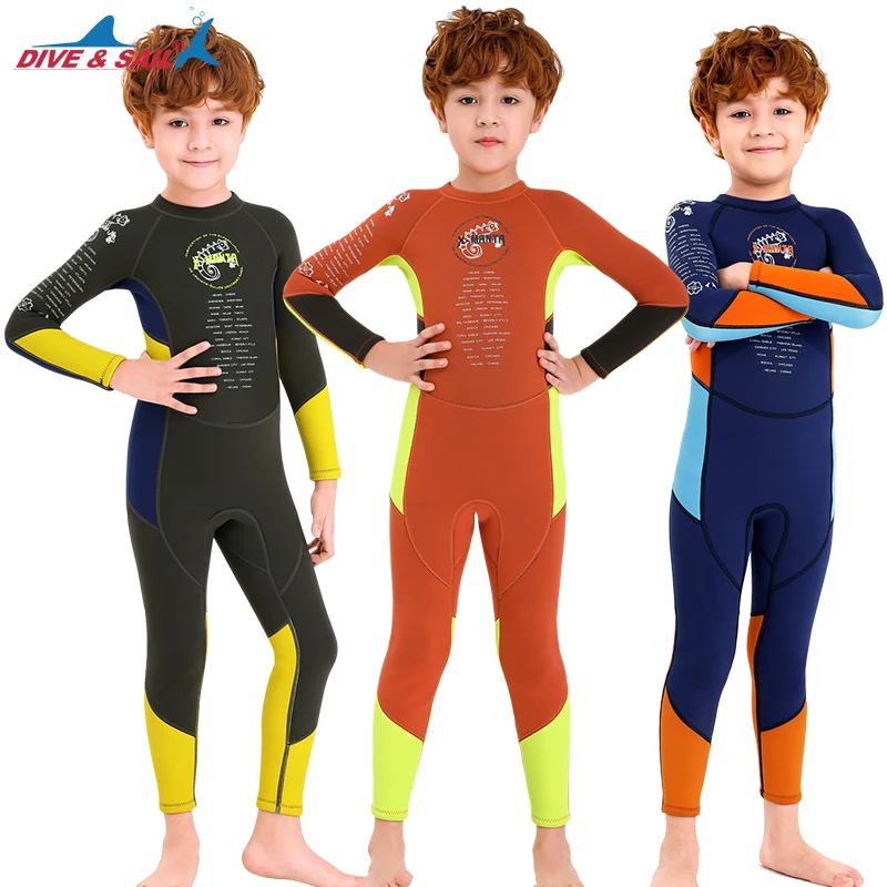 Kid's Neoprene Thermal Swimsuit, Wet Suits for Scuba Diving, Full Swimsuit, Youth Boy's and Girl's 1 Piece, 2.5mm
Kid's Neoprene Thermal Swimsuit, Wet Suits for Scuba Diving, Full Swimsuit, Youth Boy's and Girl's 1 Piece, 2.5mm