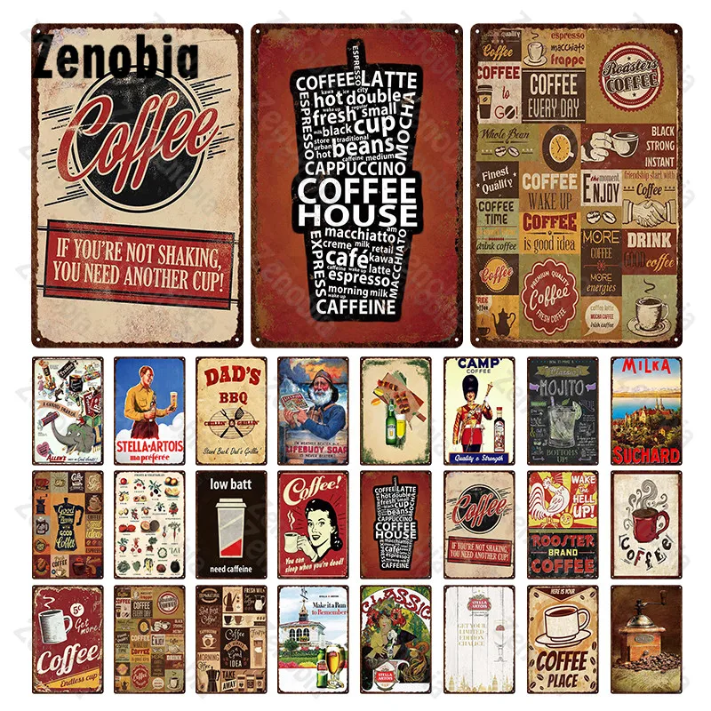 Coffee Bar Metal Sign Metal Poster Wall Art Tin Plate Wall Decoration Vintage Coffee Sign Plaque Retro Cafe Kitchen Room Decor
Coffee Bar Metal Sign Metal Poster Wall Art Tin Plate Wall Decoration Vintage Coffee Sign Plaque Retro Cafe Kitchen Room Decor