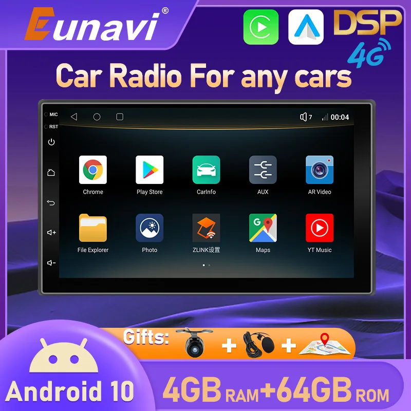 Eunavi DSP 2din Android auto Multimedia Video Player Universal 2 Din Car Radio Stereo Audio Carplay 4G GPS Navigation no dvd
Eunavi DSP 2din Android auto Multimedia Video Player Universal 2 Din Car Radio Stereo Audio Carplay 4G GPS Navigation no dvd