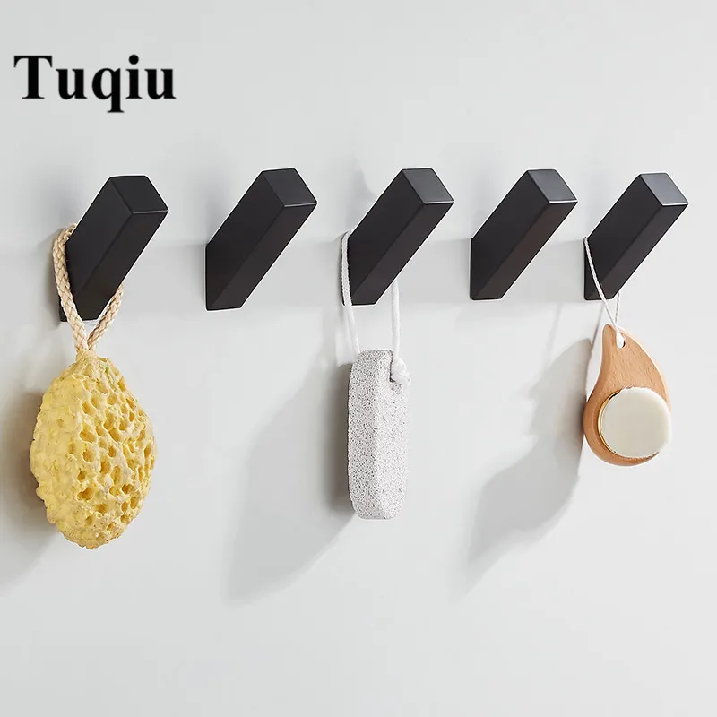 Черные крючки Tuqiu для ванной, кухонная вешалка, настенный крючок из нержавеющей стали для ключей, пальто, крючок для полотенца, крючок для халата, оборудование для ванной комнаты
Черные крючки Tuqiu для ванной, кухонная вешалка, настенный крючок из нержавеющей стали для ключей, пальто, крючок для полотенца, крючок для халата, оборудование для ванной комнаты