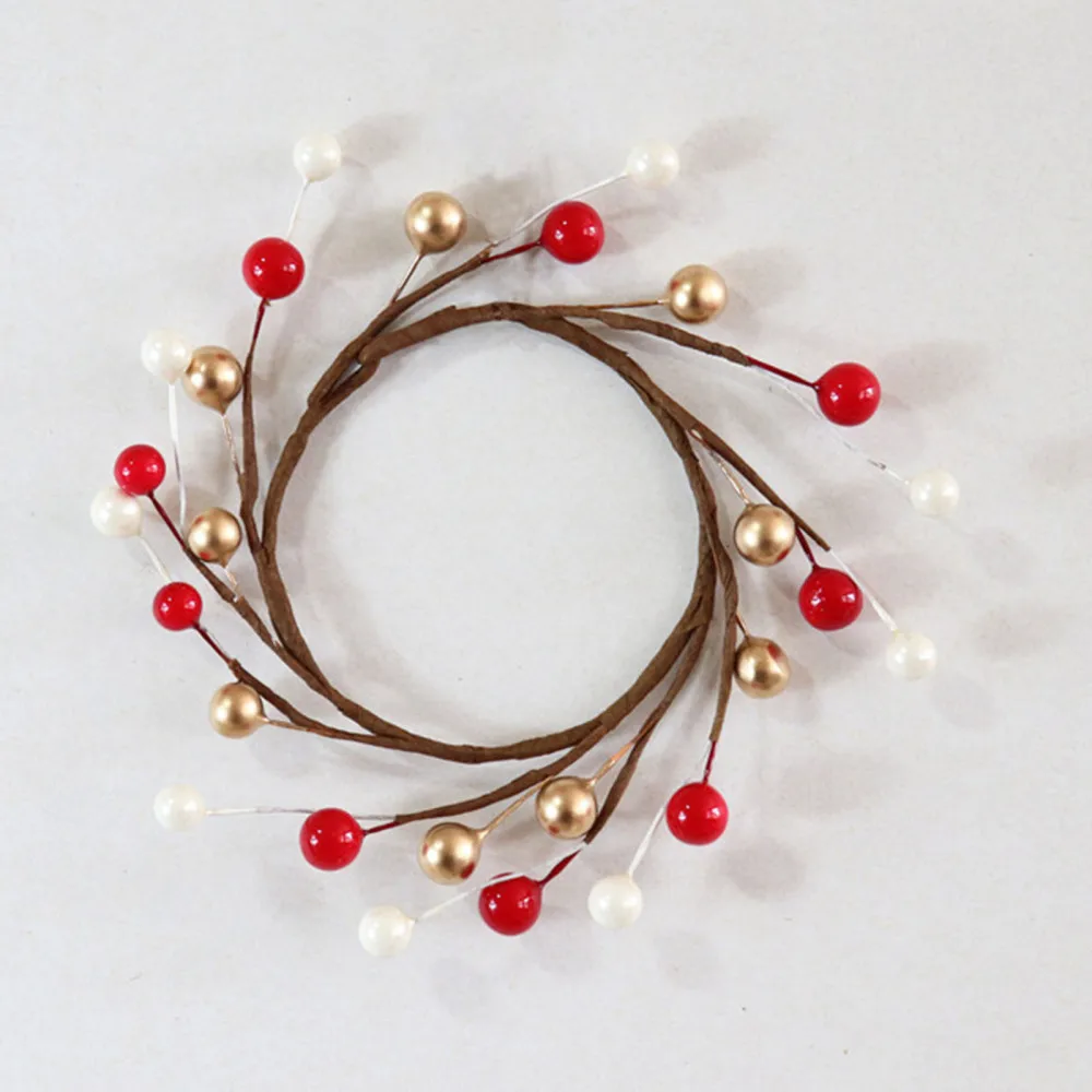 Artificial Red Berry Ring Christmas Garland Foam Simulation Festival Wreaths Xmas New Year Spring Wedding Home Party Decoration
Artificial Red Berry Ring Christmas Garland Foam Simulation Festival Wreaths Xmas New Year Spring Wedding Home Party Decoration