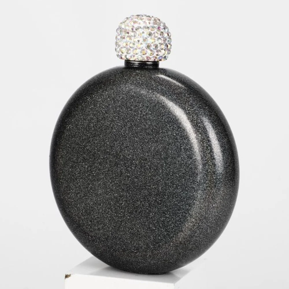 5oz women Rhinestone Lid Hip Flasks Fashion Stainless Steel Mini Hip Flask Round Wine Pot Creative Portable Wine Bottle
5oz women Rhinestone Lid Hip Flasks Fashion Stainless Steel Mini Hip Flask Round Wine Pot Creative Portable Wine Bottle