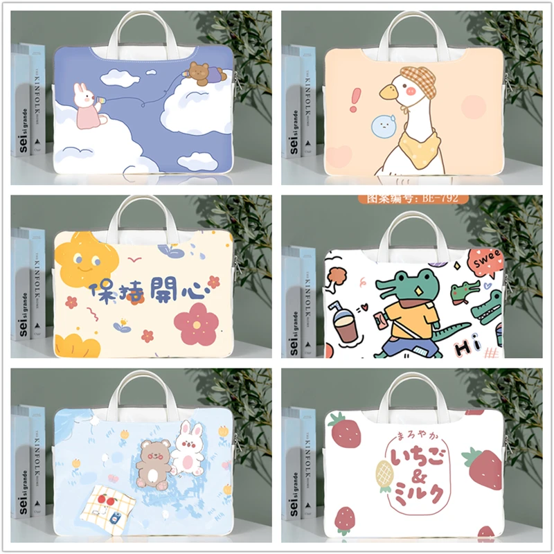 Portable Laptop Bag 12 13.3 14 15.6 17.3 Inch Macbook Air Pro Cute Waterproof Laptop Bag Briefcase Protective Cover Bag
Portable Laptop Bag 12 13.3 14 15.6 17.3 Inch Macbook Air Pro Cute Waterproof Laptop Bag Briefcase Protective Cover Bag