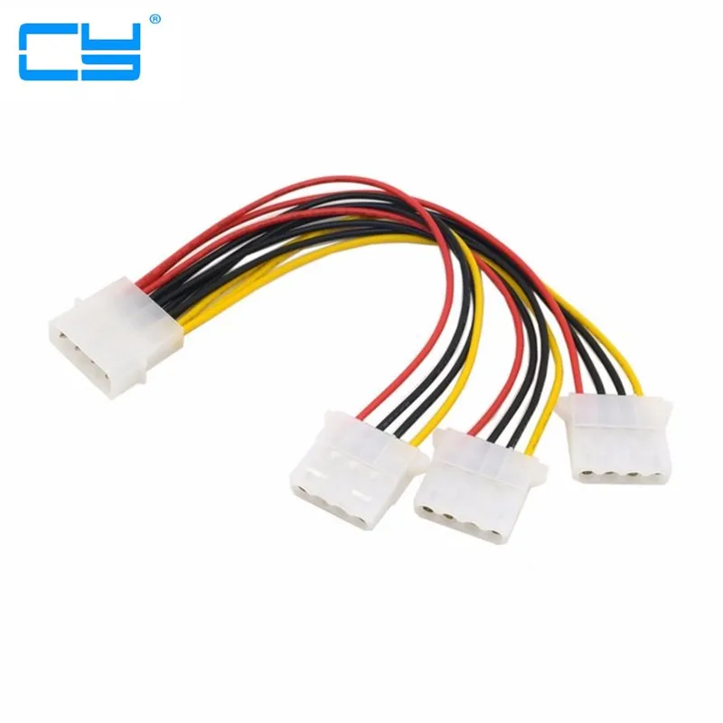 Cable IDE 4 Pin Male to 3 IDE Female Y Type Splitter Power supply Extension Cable 18cm for Hard Disk
Cable IDE 4 Pin Male to 3 IDE Female Y Type Splitter Power supply Extension Cable 18cm for Hard Disk