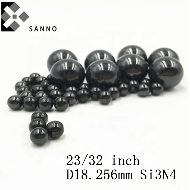 10pcs 23/32 inch Si3N4 Grinding Balls D18.256mm Silicon Nitride Ceramic Ball Media For Bearing Balls
10pcs 23/32 inch Si3N4 Grinding Balls D18.256mm Silicon Nitride Ceramic Ball Media For Bearing Balls