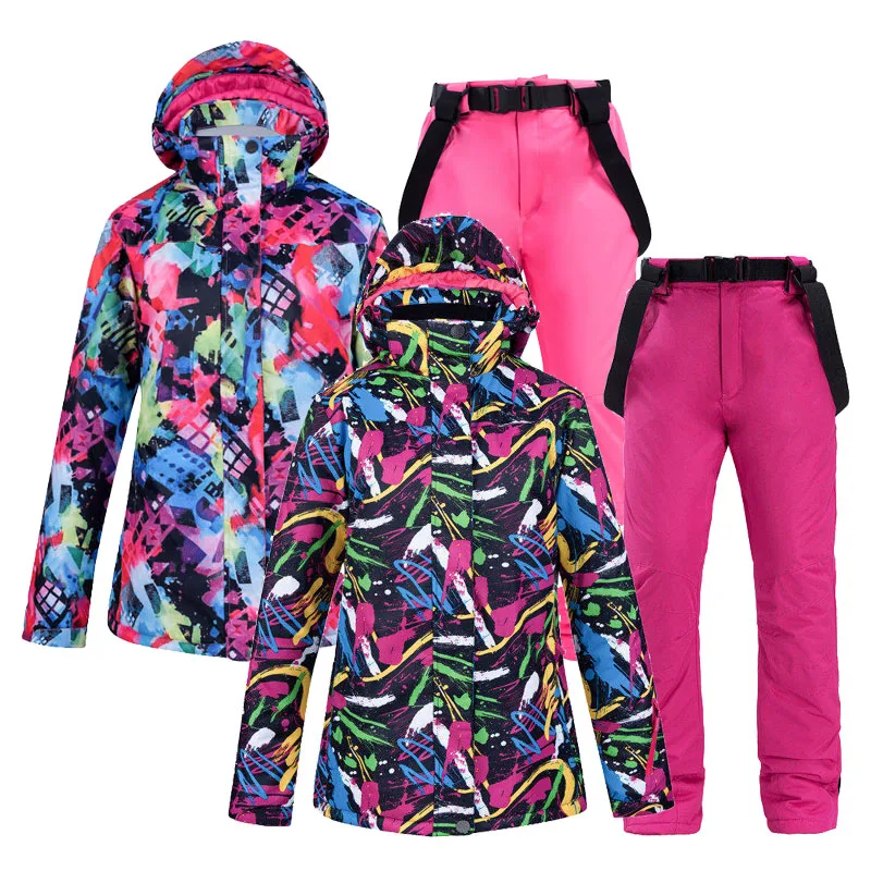 Cheap Women's Ice Snow Suit Winter Outdoor Wear Snowboarding Sets Waterproof Windpfoor Ski Jacket and Strap Pant Girl's Costumes
Cheap Women's Ice Snow Suit Winter Outdoor Wear Snowboarding Sets Waterproof Windpfoor Ski Jacket and Strap Pant Girl's Costumes