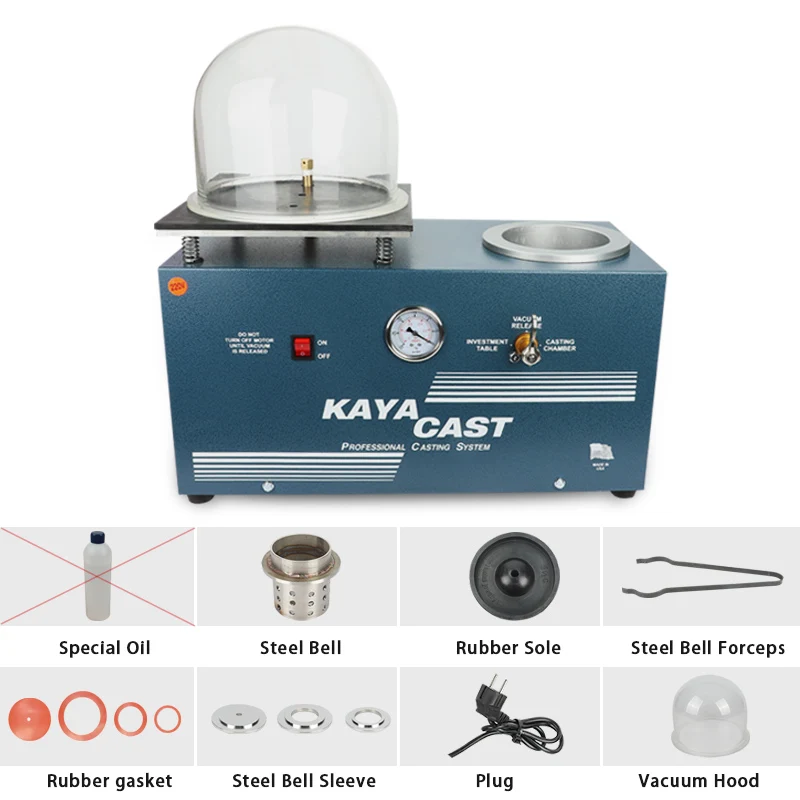 Vacuum Casting Kaya Vest Casting Machine Mini Goldsmith Jewelry Casting Device Joyeria
Vacuum Casting Kaya Vest Casting Machine Mini Goldsmith Jewelry Casting Device Joyeria