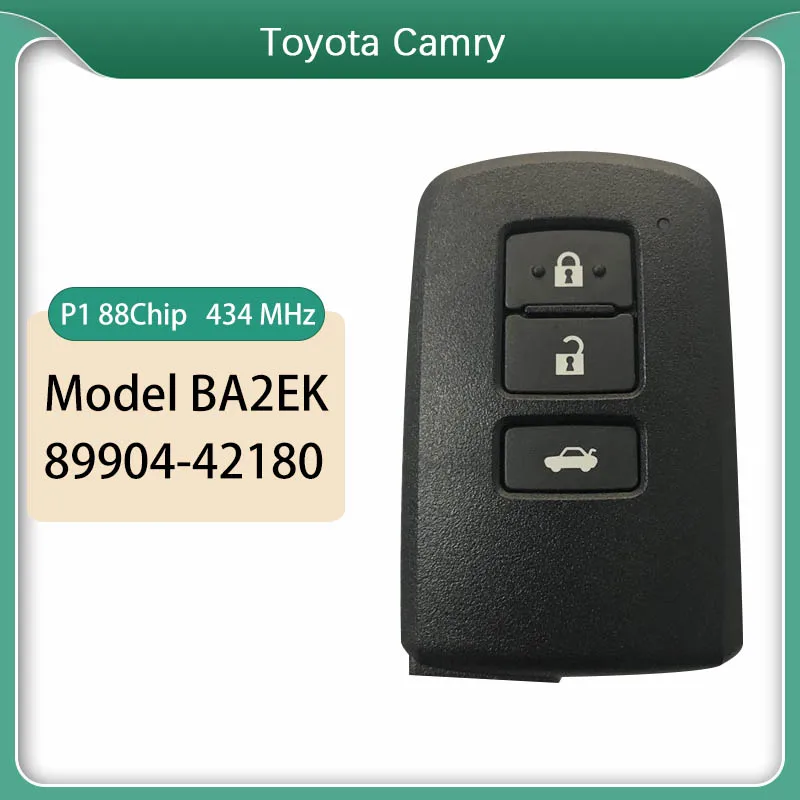 CN007118 Aftermarket For Toyota Camry Smart Key 434MHz Model BA2EK P/N 89904-42180 61E377-0011 Keyless Go
CN007118 Aftermarket For Toyota Camry Smart Key 434MHz Model BA2EK P/N 89904-42180 61E377-0011 Keyless Go