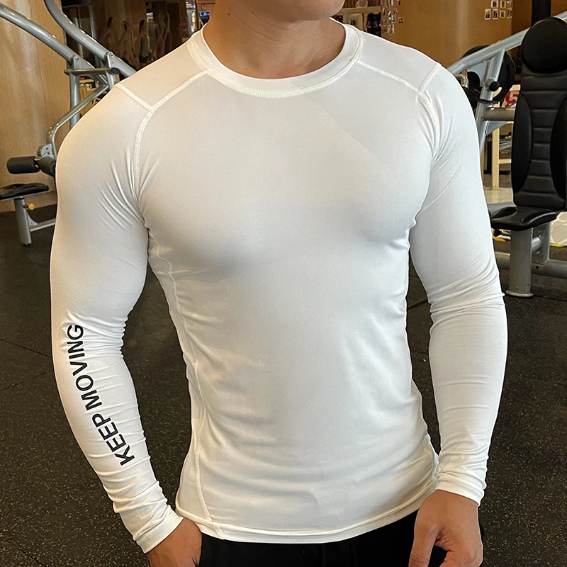 Men Compression Running T Shirt Fitness Tight Long Sleeve Sport tshirt Jogging Under Base Layer Shirts Gym Sportswear Quick Dry
Men Compression Running T Shirt Fitness Tight Long Sleeve Sport tshirt Jogging Under Base Layer Shirts Gym Sportswear Quick Dry