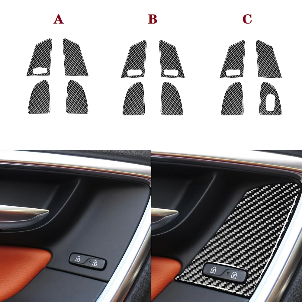 Carbon Fiber Interior Window Lift Switch Button Sticker Door Lock Switch Panel Trim Cover Fit For Volvo S60 V60 2010-2018
Carbon Fiber Interior Window Lift Switch Button Sticker Door Lock Switch Panel Trim Cover Fit For Volvo S60 V60 2010-2018