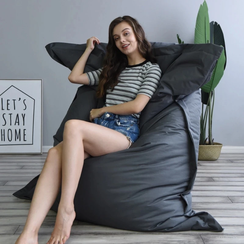 Large Lazy Sofas Cover Chairs without Filler Oxford Cloth Lounger Seat Bean Bag Pouf Puff Couch Tatami Living Room 180x140cm
Large Lazy Sofas Cover Chairs without Filler Oxford Cloth Lounger Seat Bean Bag Pouf Puff Couch Tatami Living Room 180x140cm