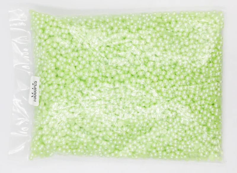 2mm~14mm All Size Peridot Color Flat back ABS round Half Pearl beads, imitation plastic half pearl beads
2mm~14mm All Size Peridot Color Flat back ABS round Half Pearl beads, imitation plastic half pearl beads