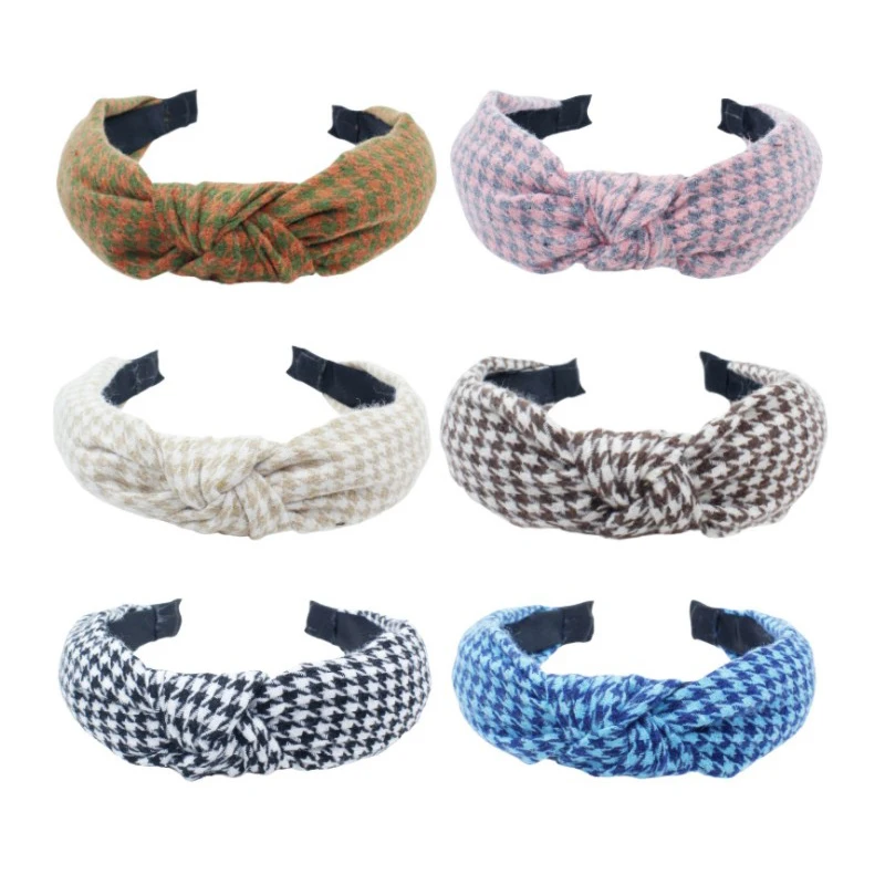 Retro Plaid Knotted Headband Hair Accessories Houndstooth Hair Bands for Women Lattice Hairband Knot Turban Girl Headwear
Retro Plaid Knotted Headband Hair Accessories Houndstooth Hair Bands for Women Lattice Hairband Knot Turban Girl Headwear